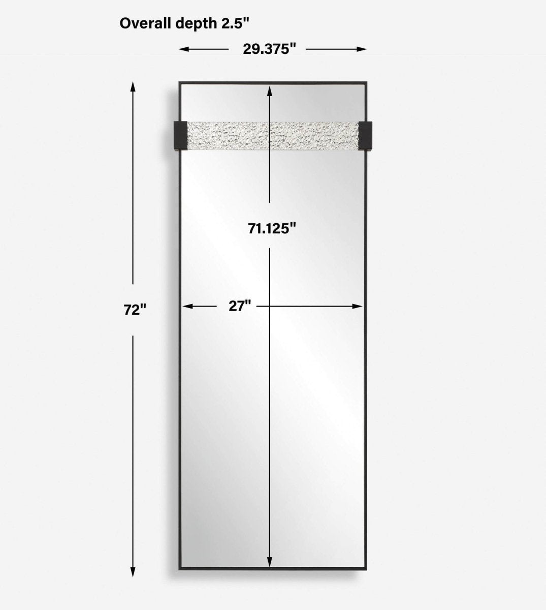 Stratton Modern Dressing Mirror - Uttermost - Other Mirrors by Modest Hut