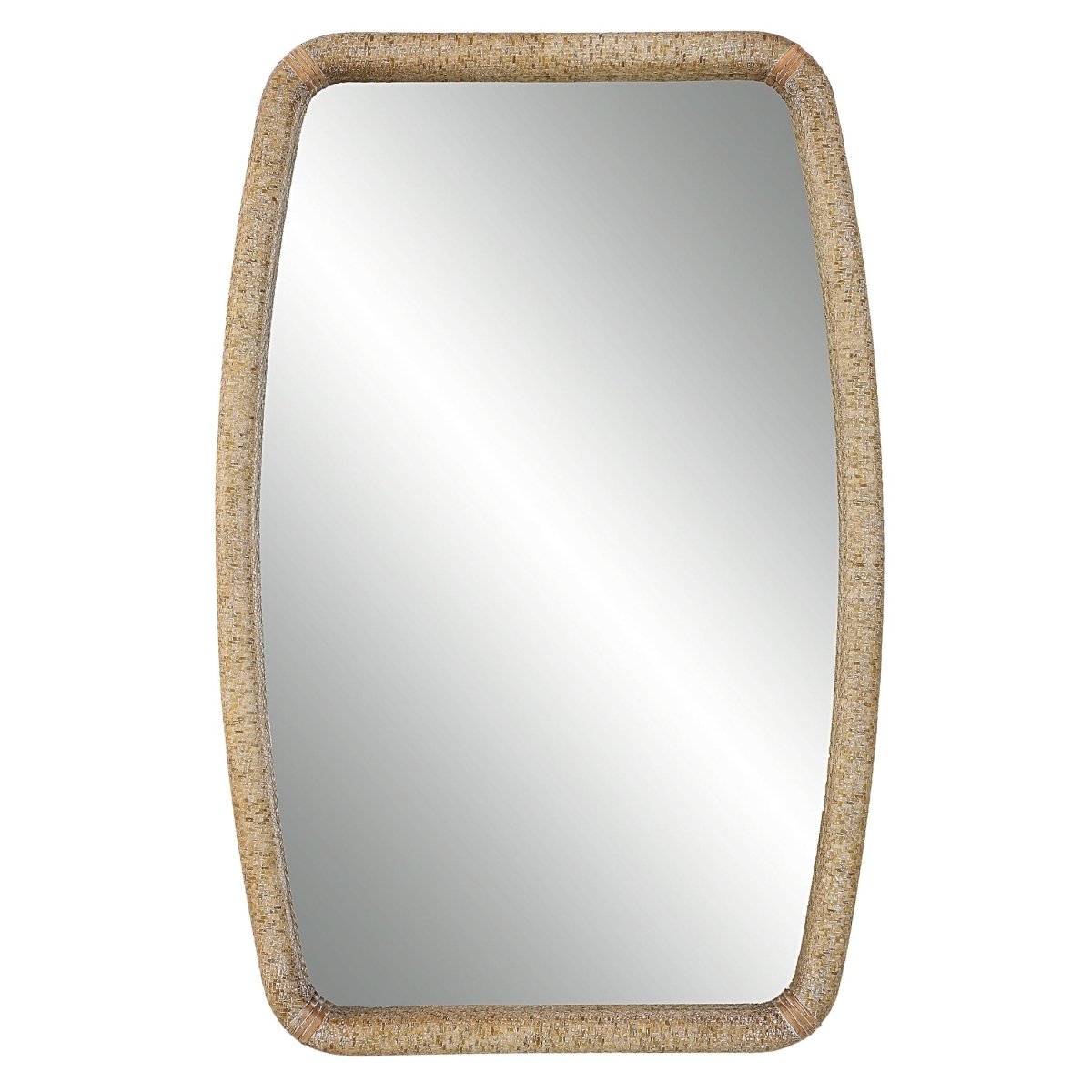 Tiki Rattan Mirror - Uttermost - Other Mirrors by Modest Hut