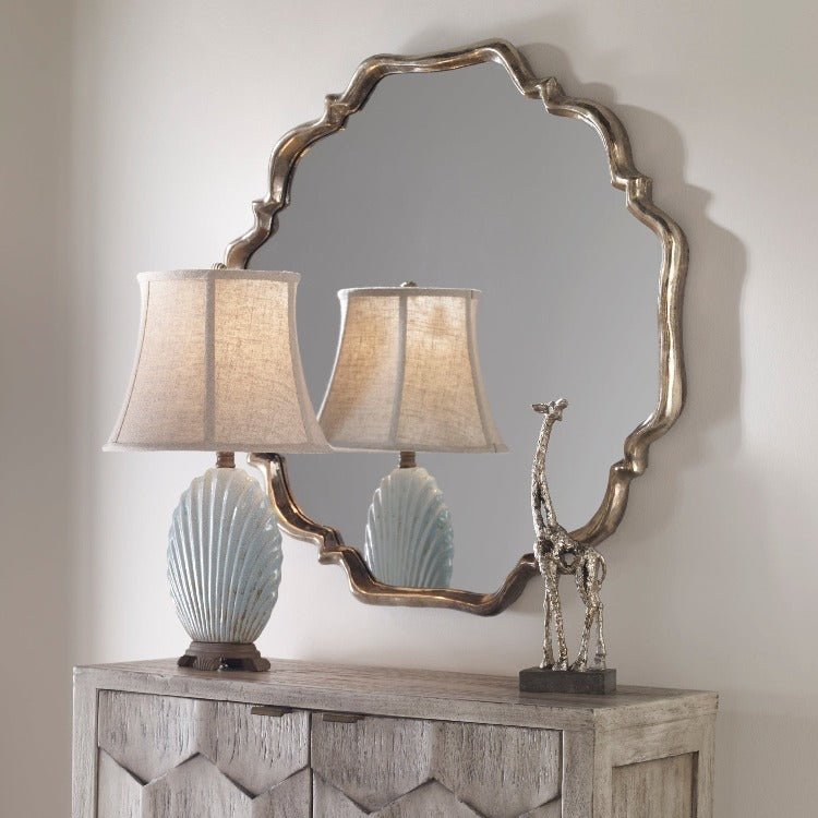 Valentia Silver Mirror - Uttermost - Other Mirrors by Modest Hut