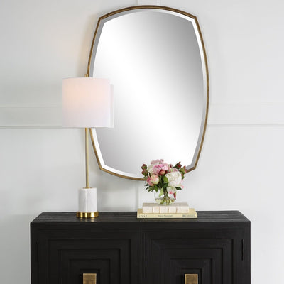 Varenna Aged Gold Vanity Mirror - Uttermost - Other Mirrors by Modest Hut