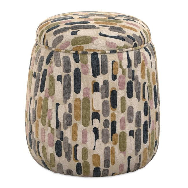 Arem Upholstered Multi-Color Ottoman - Ottomans