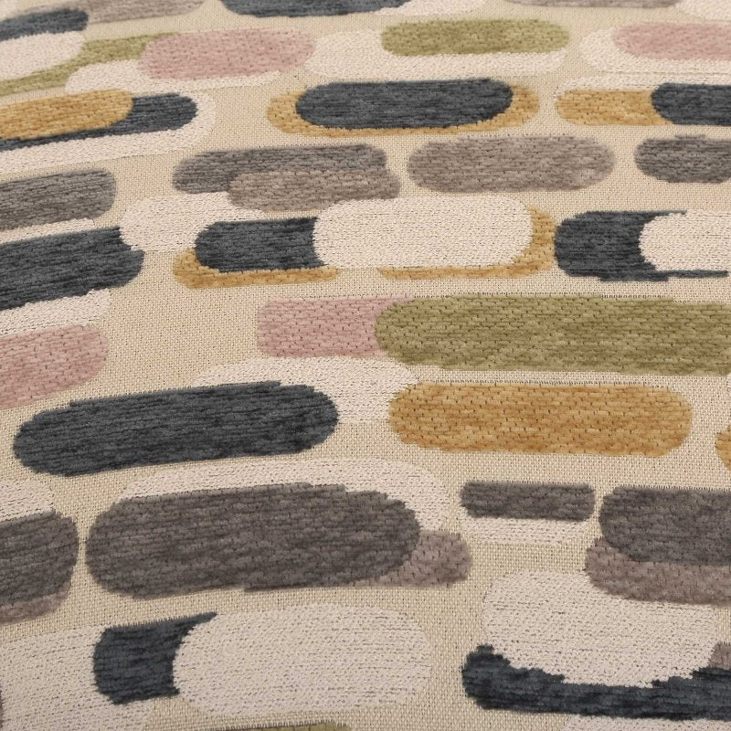 Arem Upholstered Multi-Color Ottoman - Ottomans