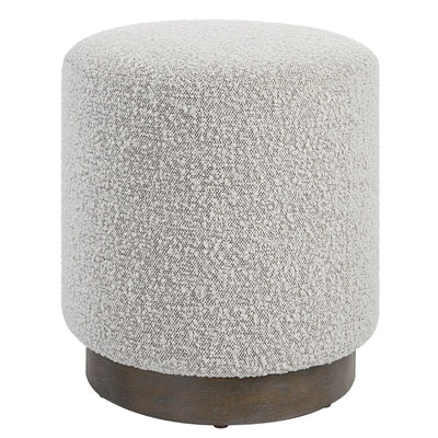 Avila Light Gray Ottoman - Uttermost - Ottomans by Modest Hut