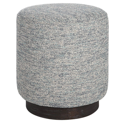 Avila Tweed Round Ottoman - Uttermost - Ottomans by Modest Hut
