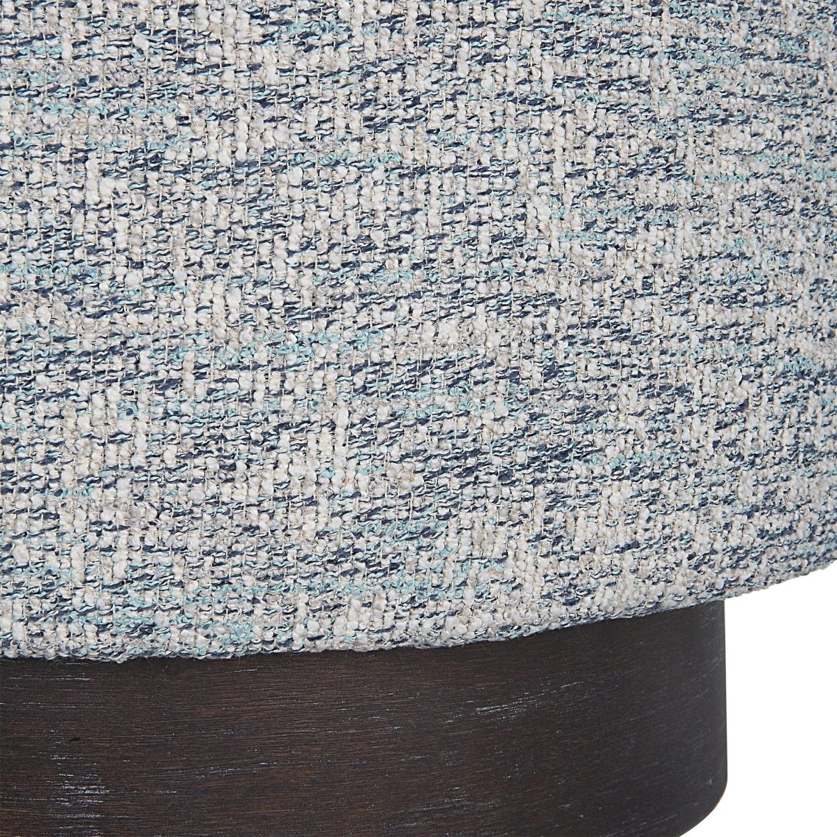 Avila Tweed Round Ottoman - Uttermost - Ottomans by Modest Hut