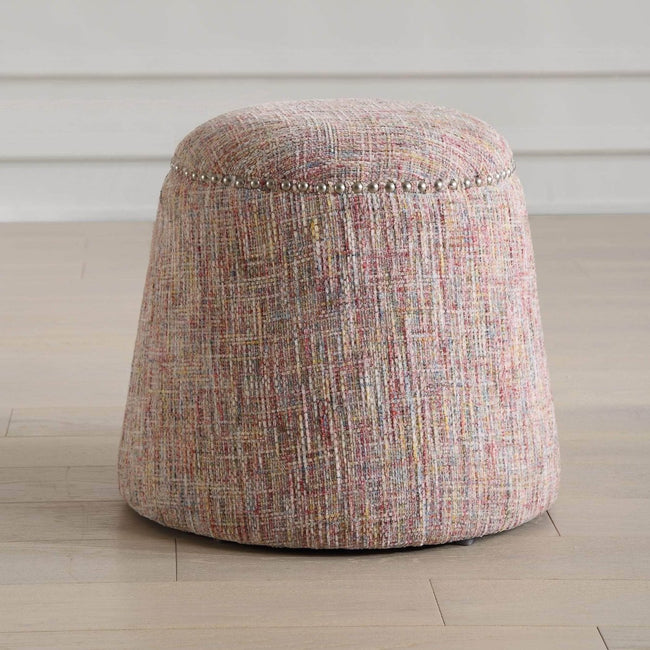 Gumdrop Confetti Chenille Ottoman - Uttermost - Ottomans by Modest Hut