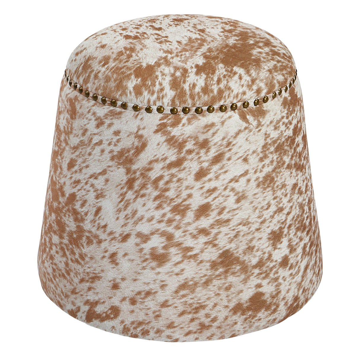 Gumdrop Cow Hide Ottoman - Uttermost - Ottomans by Modest Hut