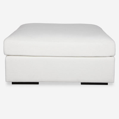 Refuge Arctic White Sofa Ottoman - Uttermost - Ottomans by Modest Hut