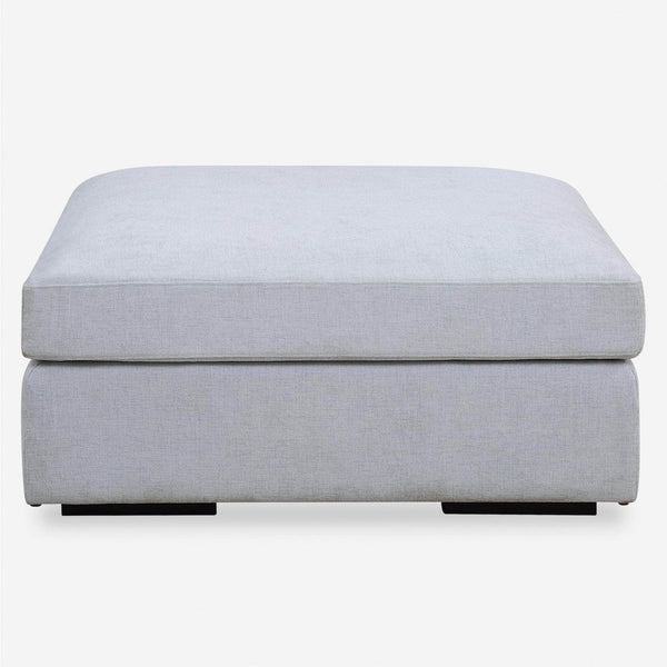 Refuge Cloud Blue Sofa Ottoman - Uttermost - Ottomans by Modest Hut