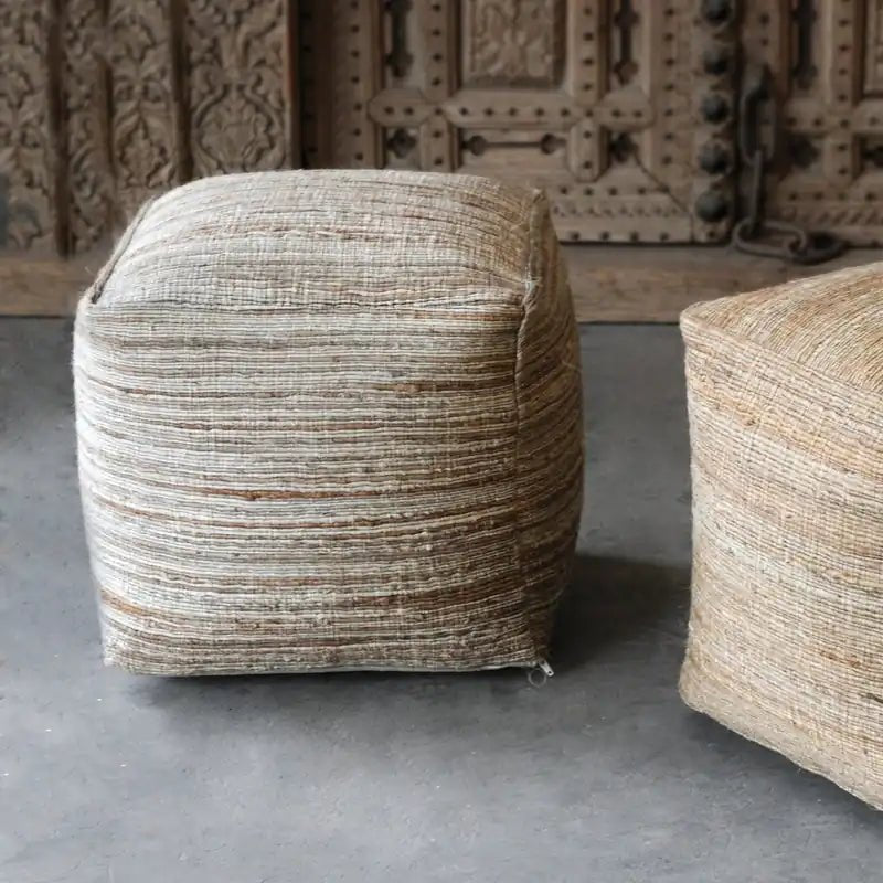 Shiro Pouf - Uttermost - Ottomans by Modest Hut