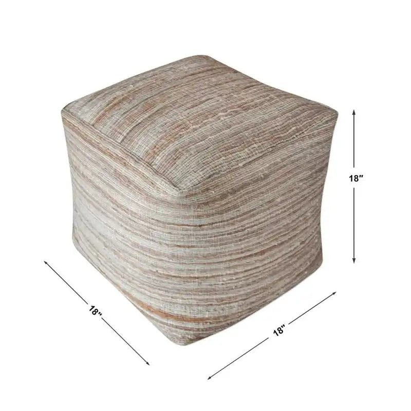 Shiro Pouf - Uttermost - Ottomans by Modest Hut