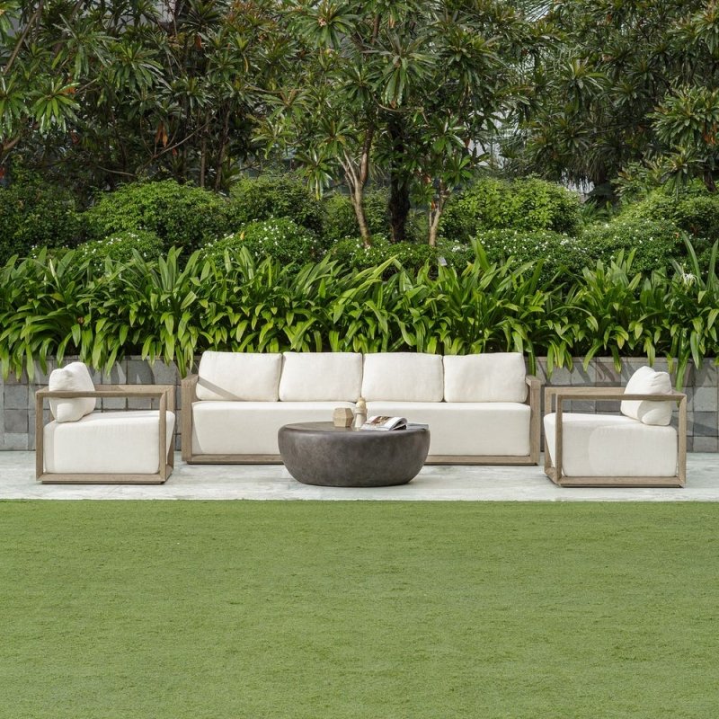 Remsen Outdoor Swivel Lounge Chair - Uttermost - Outside Seating by Modest Hut