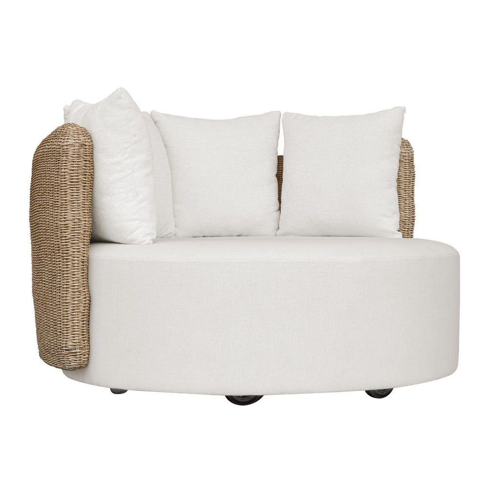 Sunset Outdoor Swivel Day Bed - Uttermost - Outside Seating by Modest Hut
