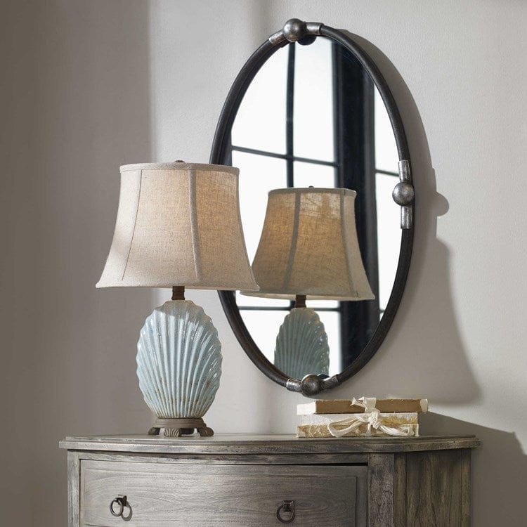 Carrick Oval Mirror - Uttermost - Oval Mirrors by Modest Hut