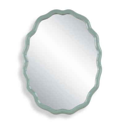 Isly Robin's Egg Blue Oval Mirror - Oval Mirrors