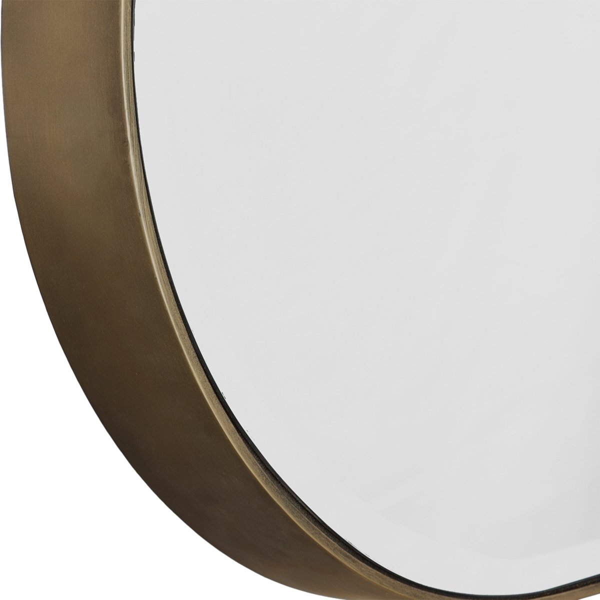 Lago Oval Gold Mirror - Uttermost - Oval Mirrors by Modest Hut