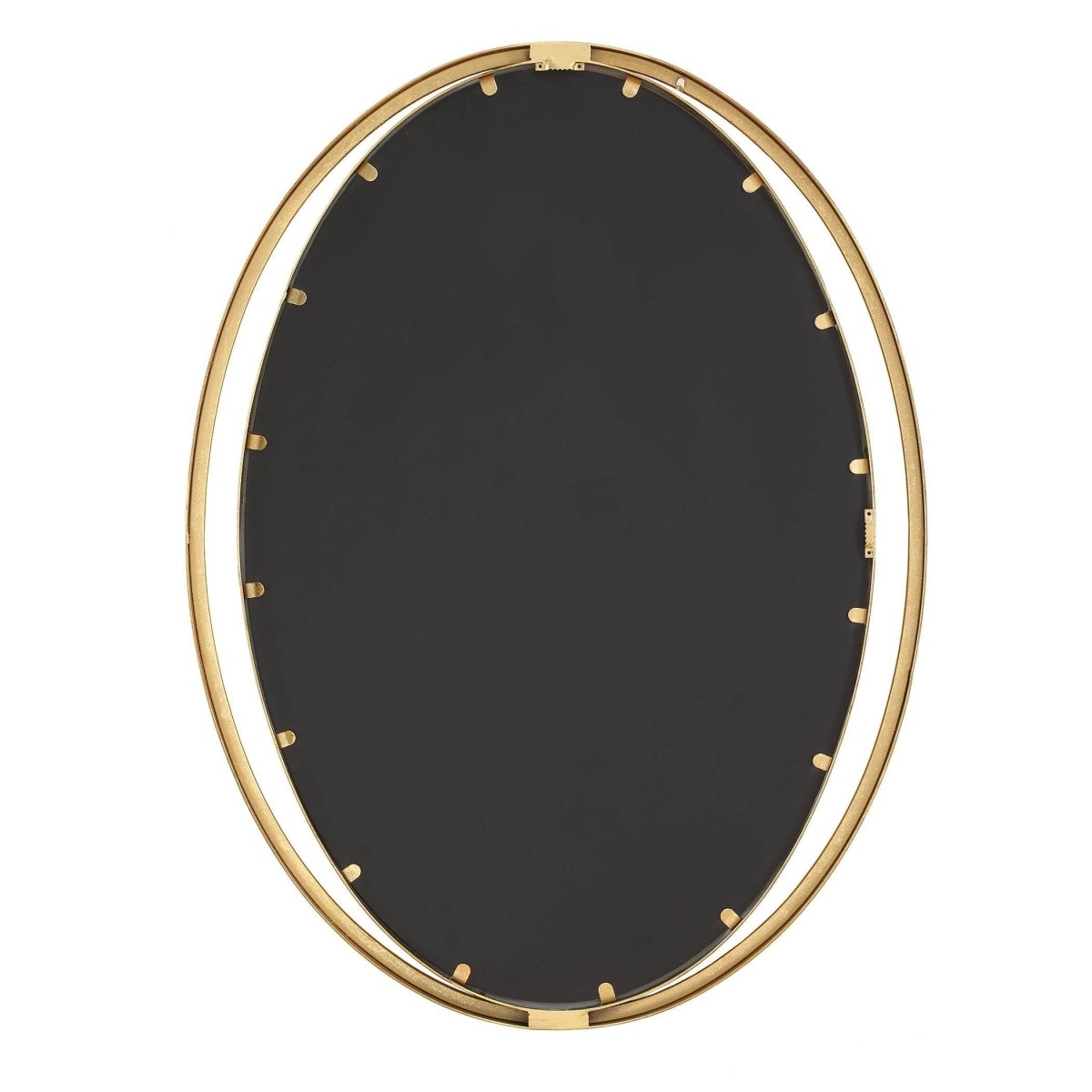 Rhodes Gold Oval Mirror - Uttermost - Oval Mirrors by Modest Hut