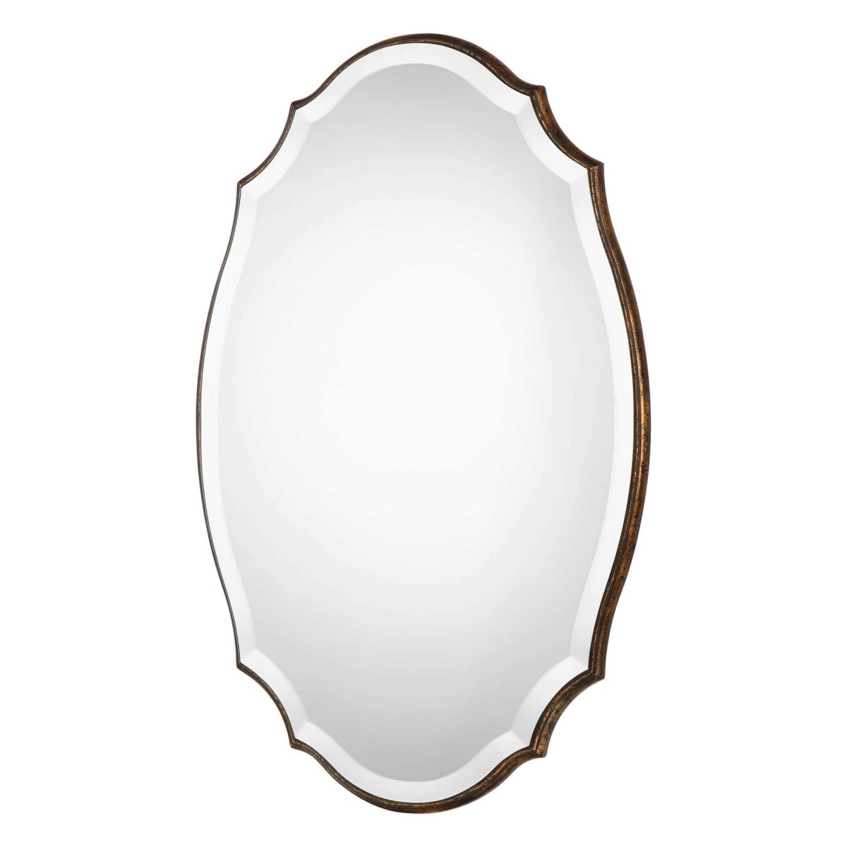 Rotundum Beveled Mirror - Uttermost - Oval Mirrors by Modest Hut