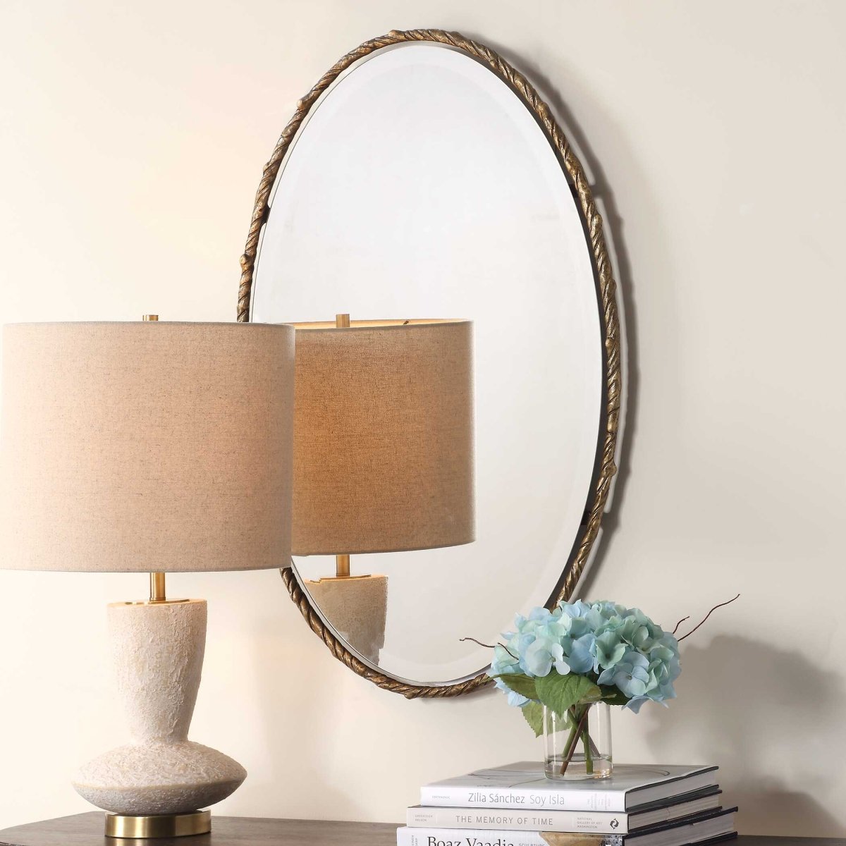 Twisted Branch Oval Mirror - Uttermost - Oval Mirrors by Modest Hut