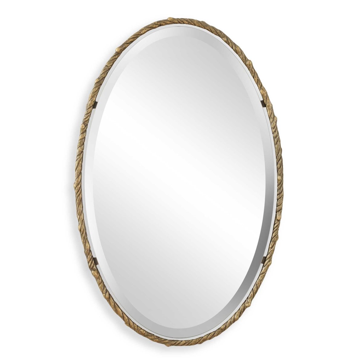 Twisted Branch Oval Mirror - Uttermost - Oval Mirrors by Modest Hut
