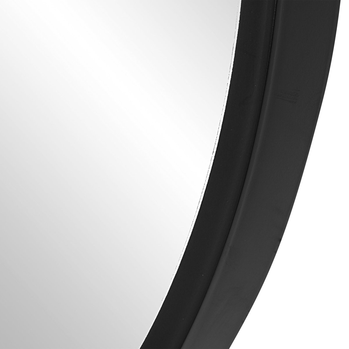 Varina Tall Black Mirror - Uttermost - Oval Mirrors by Modest Hut