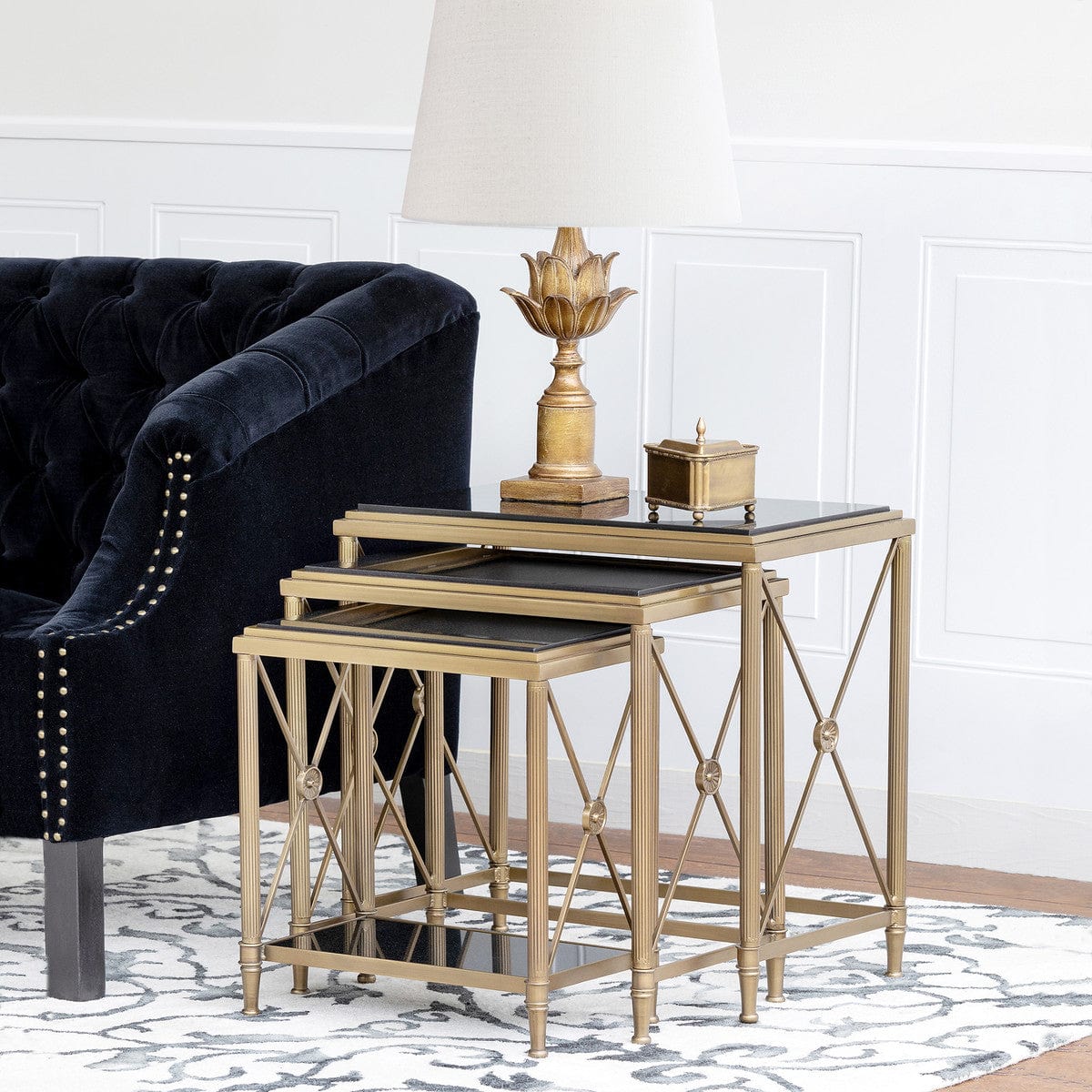 Classic Nesting Side Tables - Set of 3 - Park Hill - by Modest Hut
