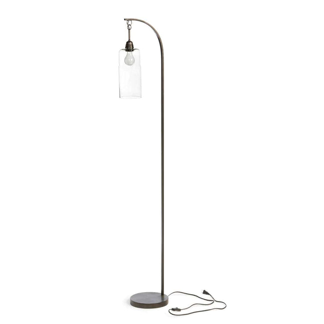 Glass Pendant Floor Lamp - Park Hill - by Modest Hut