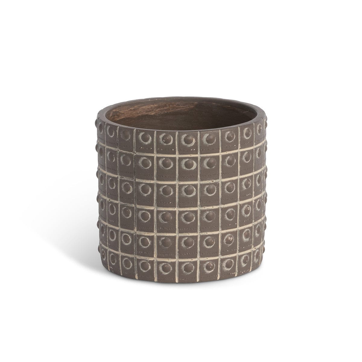 Rivet Pattern Pot, Medium - Park Hill - by Modest Hut