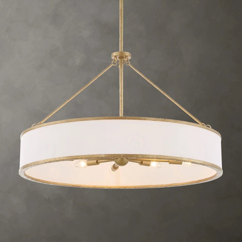Algiers 8 Light Drum Pendant - Uttermost - Pendants by Modest Hut
