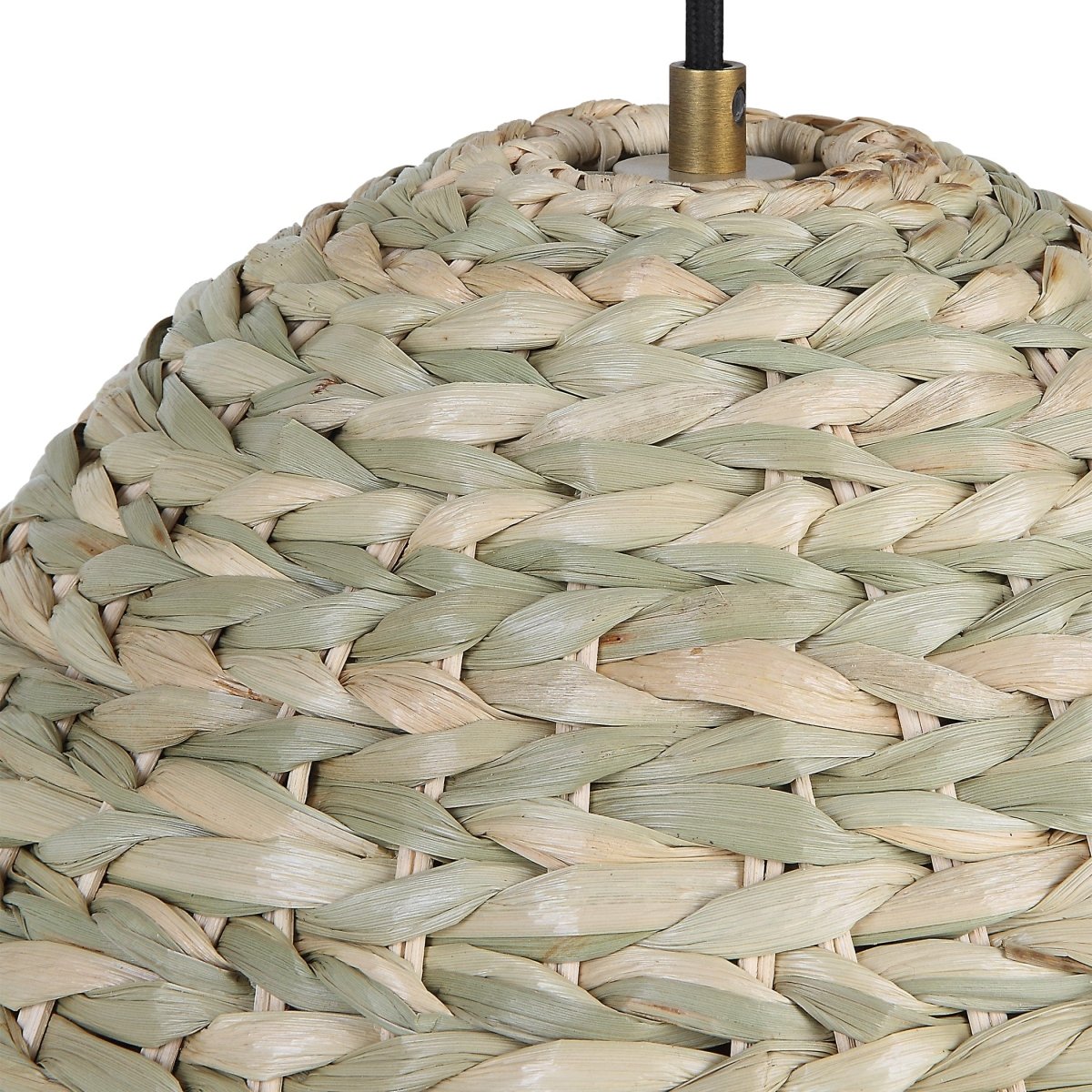 Cardamom 1 Light Woven Rope Pendant - Uttermost - Pendants by Modest Hut