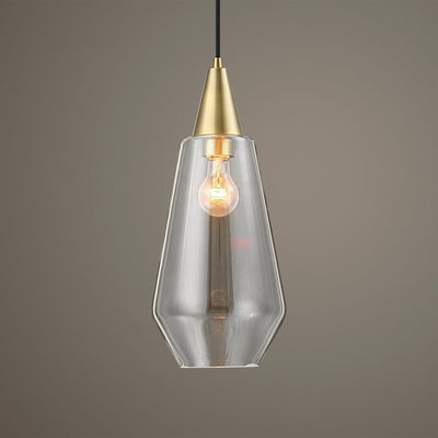 Eichler Antique Brass 1 Light Mini Pendant - Uttermost - Pendants by Modest Hut