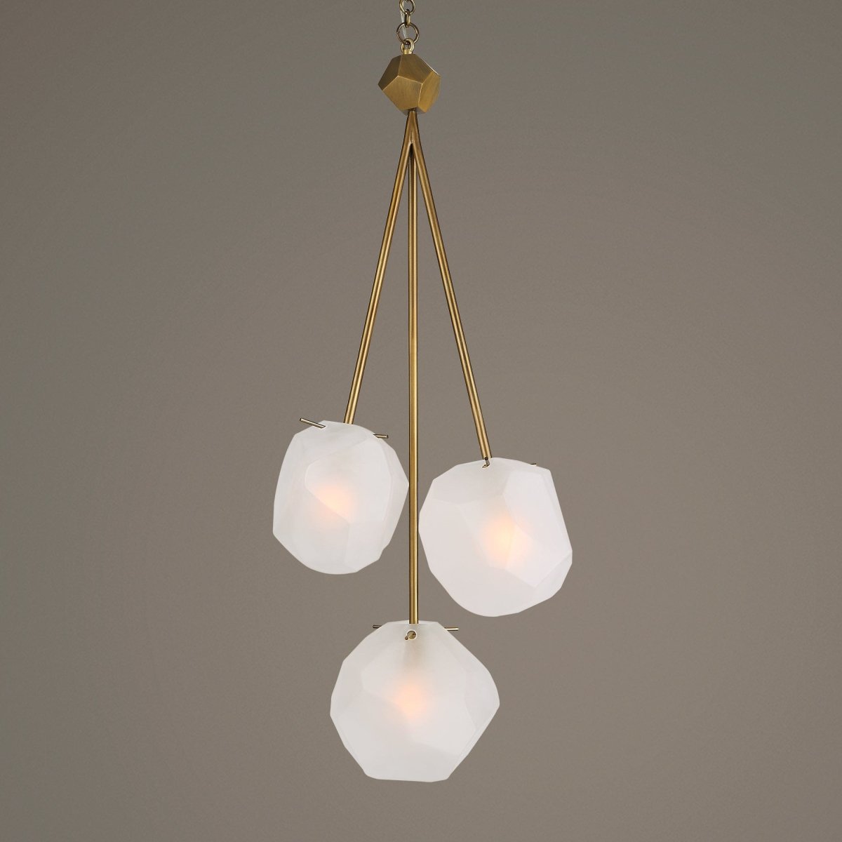 Geodesic 3 Light Pendant - Uttermost - Pendants by Modest Hut