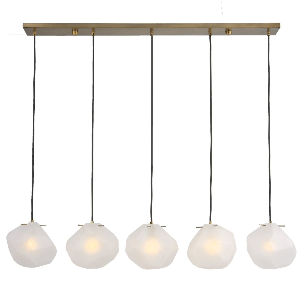 Geodesic 5 Light Linear Pendant - Uttermost - Pendants by Modest Hut