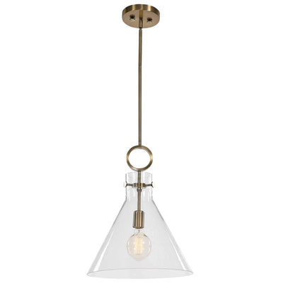 Imbuton 1 Light Pendant - Uttermost - Pendants by Modest Hut
