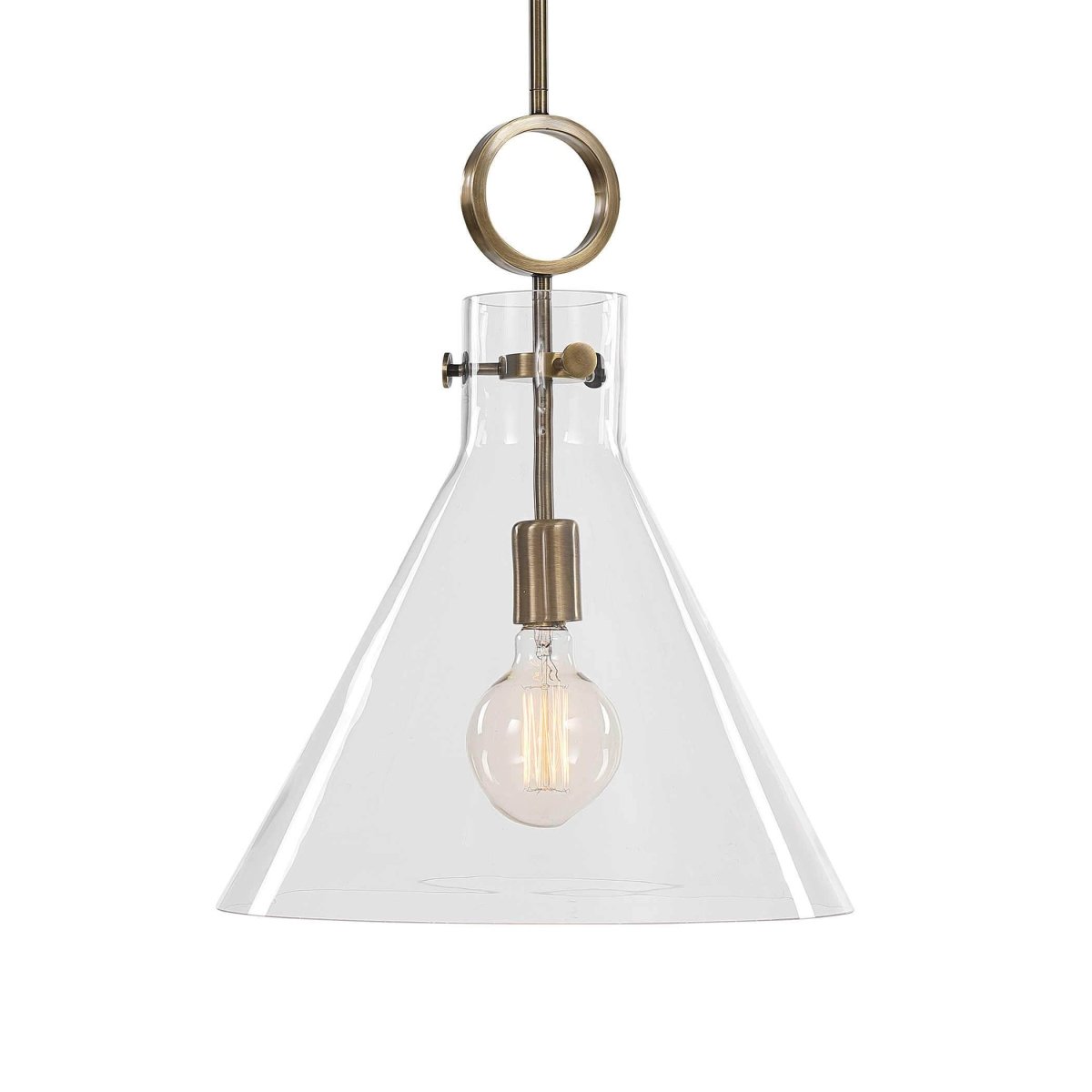 Imbuton 1 Light Pendant - Uttermost - Pendants by Modest Hut
