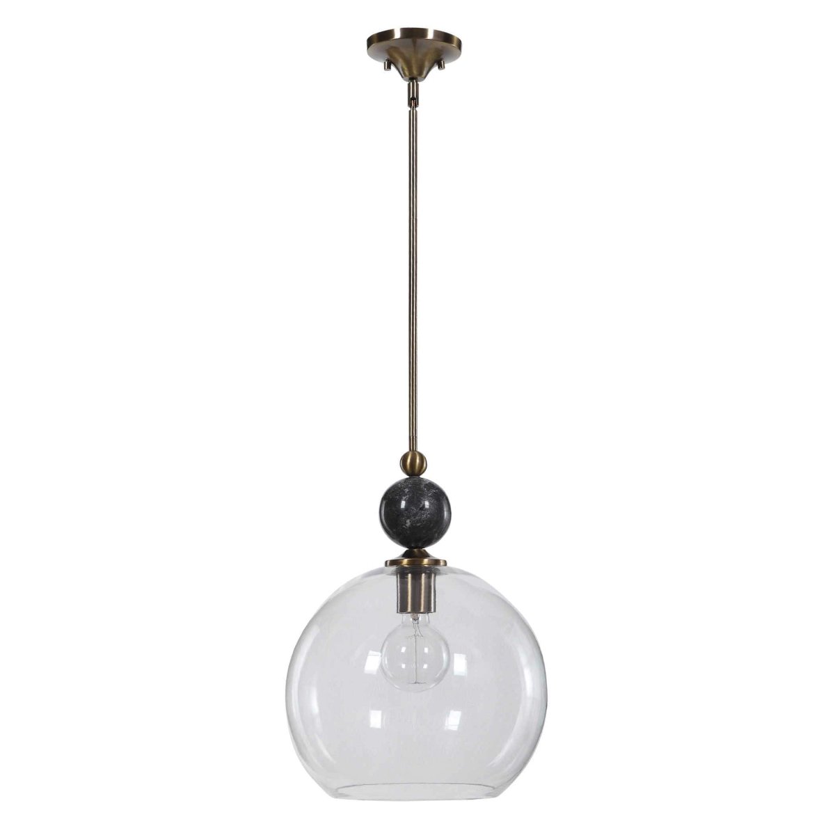 Mendota 1 Lt. Pendant - Uttermost - Pendants by Modest Hut