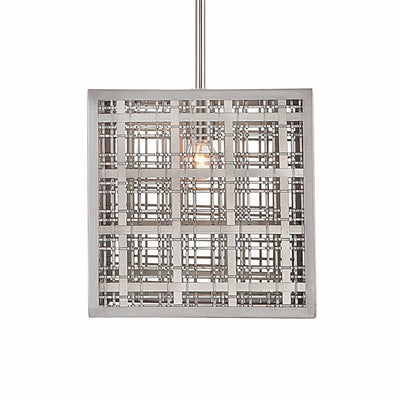Pendleton 1 Light Nickel Pendant - Uttermost - Pendants by Modest Hut