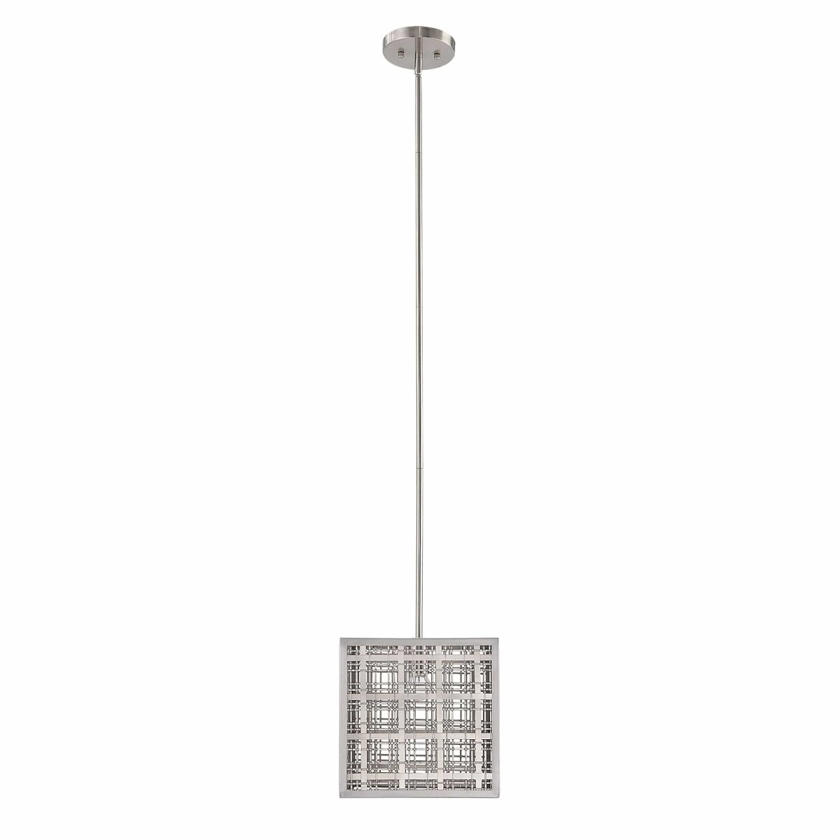 Pendleton 1 Light Nickel Pendant - Uttermost - Pendants by Modest Hut