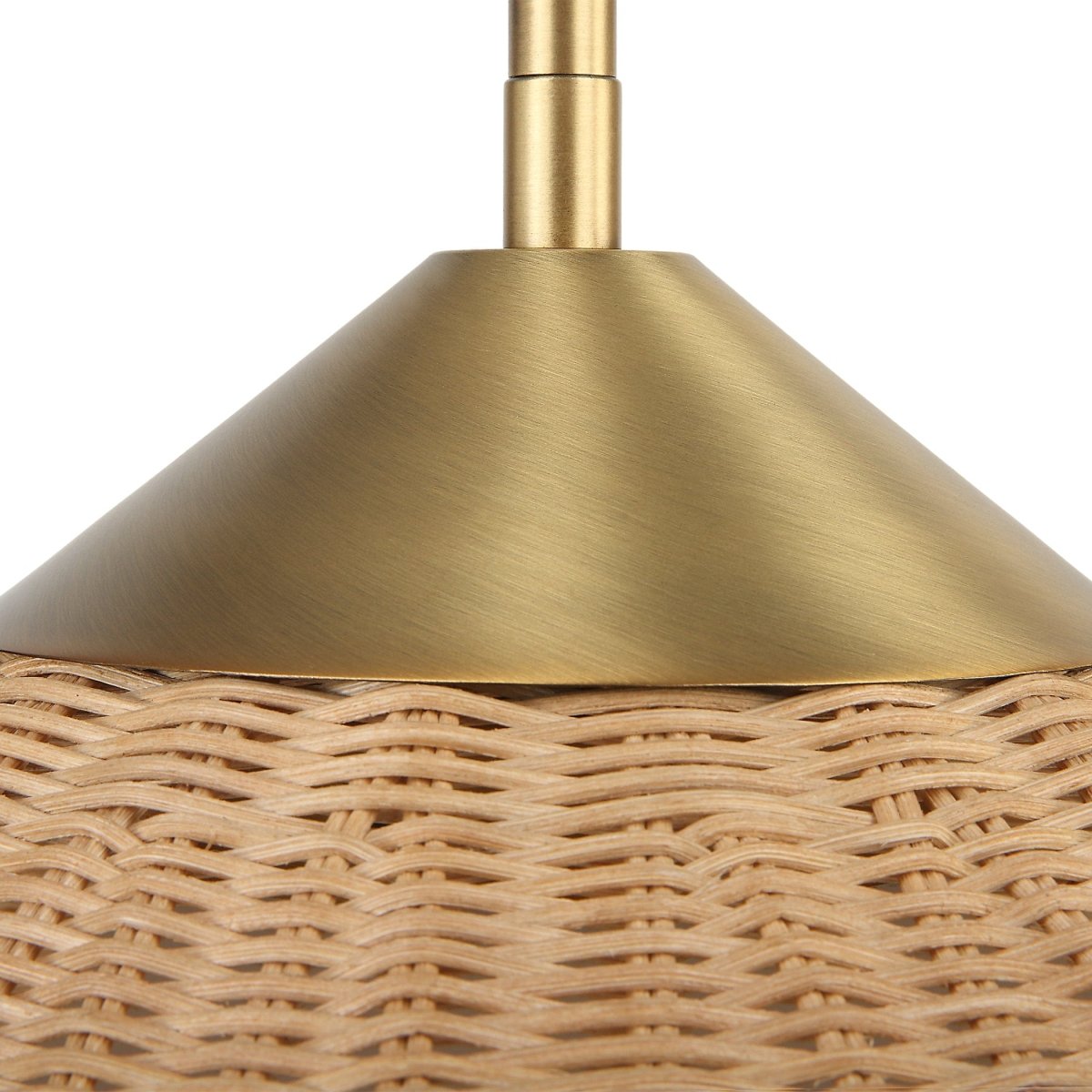 Phuvinh 1 Light Rattan Shade Pendant - Uttermost - Pendants by Modest Hut