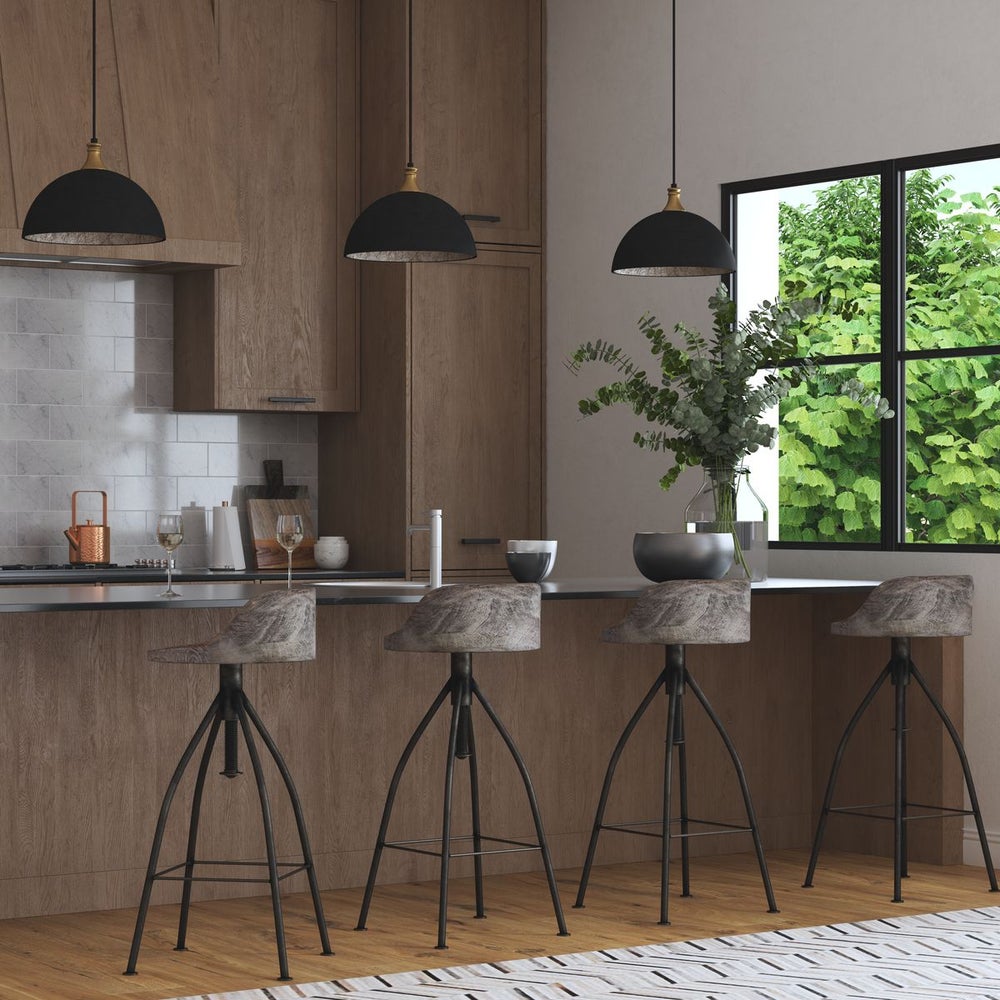 Placuna 1 Lt. Bronze Pendant - Uttermost - Pendants by Modest Hut