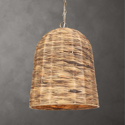 Rotorua 1 Light Sea Grass Pendant - Uttermost - Pendants by Modest Hut