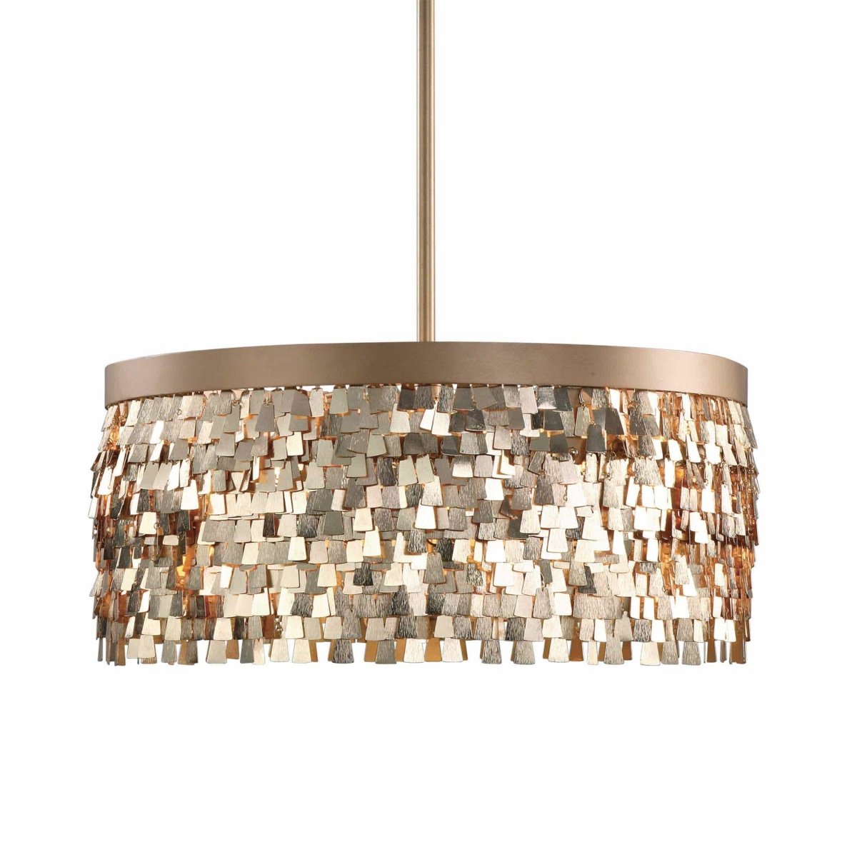 Shimmering Gold Pendant - Uttermost - Pendants by Modest Hut