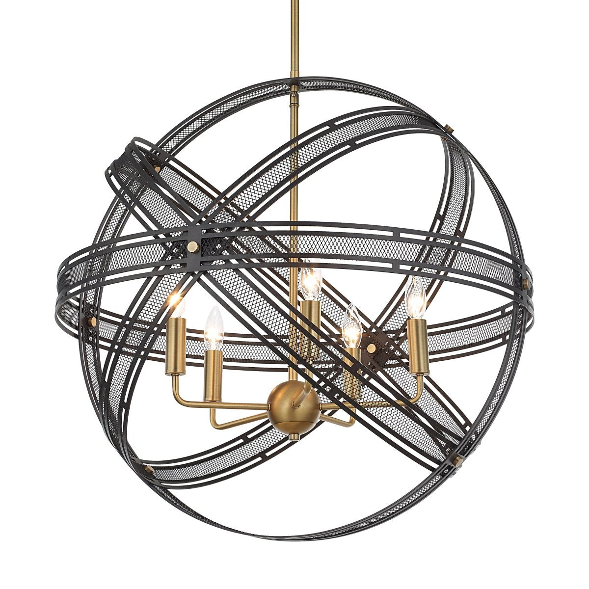 Spherical 5 Light Pendant - Uttermost - Pendants by Modest Hut