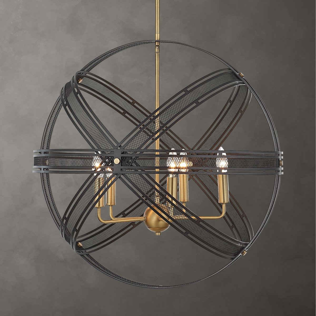 Spherical 5 Light Pendant - Uttermost - Pendants by Modest Hut