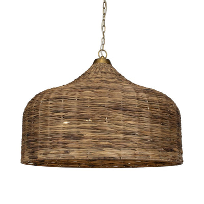 Tauranga Seagrass 5 Light Pendant - Uttermost - Pendants by Modest Hut