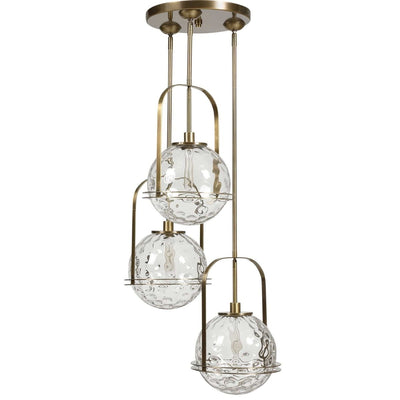 Three Light Cluster Pendant - Uttermost - Pendants by Modest Hut
