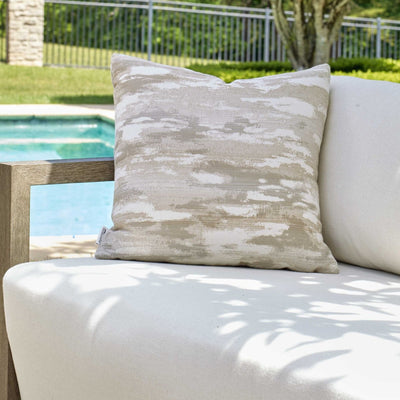 Abstract Waves Outdoor Pillow - Uttermost - Pillows by Modest Hut