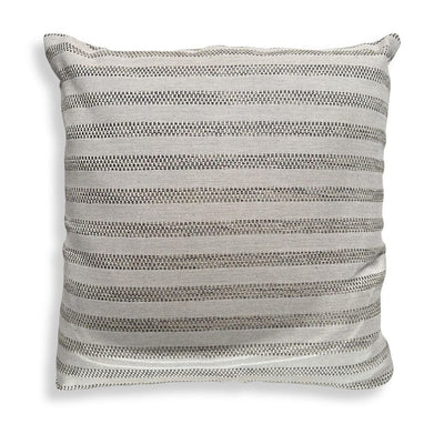Basket Stripe Outdoor Pillow - Rattan - Uttermost - Pillows by Modest Hut