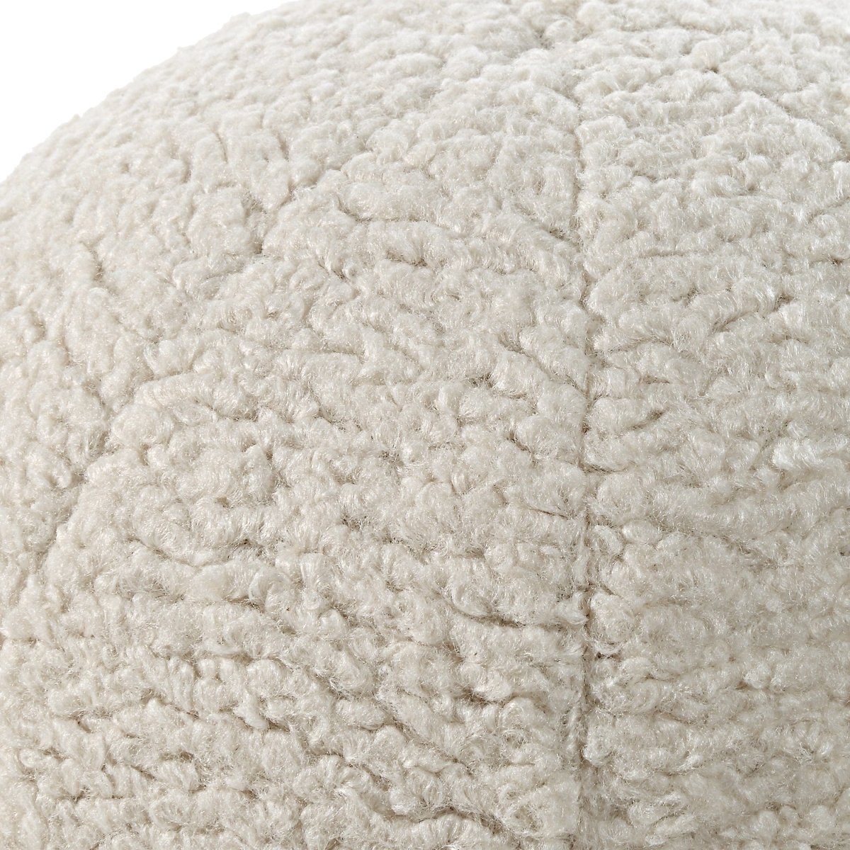 Capra Ball Sheepskin Pillows, S/2 - Uttermost - Pillows by Modest Hut