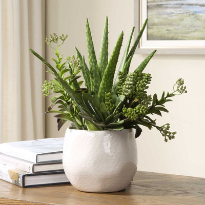Sundown Succulent Accent Planter - Uttermost - Planter by Modest Hut